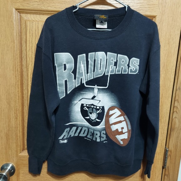 Vintage Raiders 1994 NFL Graphic Crewneck Sweatshirt Medium - Picture 1 of 8